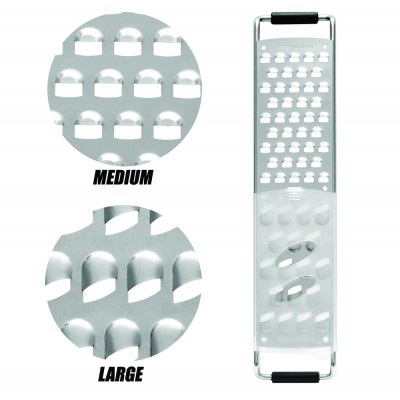 Gp and Me Τρίφτης Διπλός Επαγγελματικός Ανοξείδωτο Ατσάλι Eccomi Cucinero Gp and Me Τρίφτης Διπλός Επαγγελματικός Ανοξείδωτο Ατσάλι Eccomi Cucinero