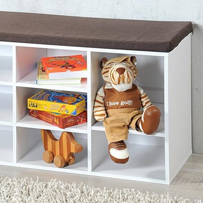 Kesper Παπουτσοθήκη  Ξύλινη με Αποθηκευτικούς Χώρους και Κάθισμα Λευκή 103,5x29,5x48εκ Kesper Παπουτσοθήκη  Ξύλινη με Αποθηκευτικούς Χώρους και Κάθισμα Λευκή 103,5x29,5x48εκ