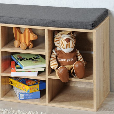 Kesper Παπουτσοθήκη  Ξύλινη με Αποθηκευτικό Χώρους και Κάθισμα Καφέ Sonoma 103,5x29,5x48εκ Kesper Παπουτσοθήκη  Ξύλινη με Αποθηκευτικό Χώρους και Κάθισμα Καφέ Sonoma 103,5x29,5x48εκ