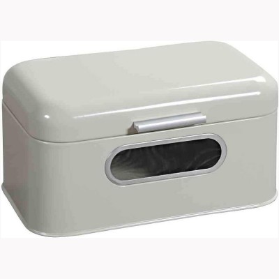Kesper Ψωμιέρα Μεταλλική με Παραθυράκι Μπεζ 30x18x16εκ  Kesper Ψωμιέρα Μεταλλική με Παραθυράκι Μπεζ 30x18x16εκ