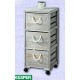 Kesper Τρόλεϊ Κουζίνας Ξύλινο Γκρι 34x31x82εκ Kesper Τρόλεϊ Κουζίνας Ξύλινο Γκρι 34x31x82εκ