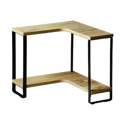 Kesper Ραφιέρα Γωνία Καφέ-Μαύρο 30x30x28εκ