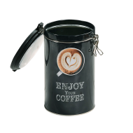 Kesper Δοχείο Αποθήκευσης Καφέ Μεταλλικό Μαύρο 11x19εκ Kesper Δοχείο Αποθήκευσης Καφέ Μεταλλικό Μαύρο 11x19εκ