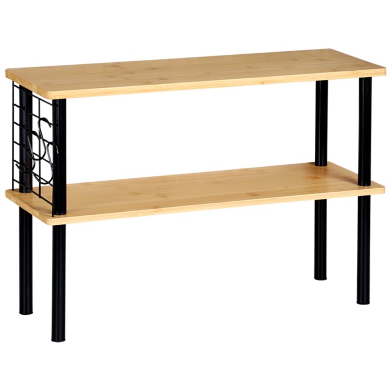 Kesper Ραφιέρα Κουζίνας Ξύλο-Μέταλλο 55x20x38εκ Kesper Ραφιέρα Κουζίνας Ξύλο-Μέταλλο 55x20x38εκ