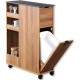 Kesper Τρόλεϊ Κουζίνας με Κάδο Ξύλινο 60x25x86εκ Kesper Τρόλεϊ Κουζίνας με Κάδο Ξύλινο 60x25x86εκ