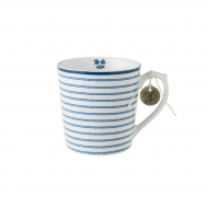 Laura Ashley Κούπα Πορσελάνης Candy Stripe, Blueprint 32cl Laura Ashley Κούπα Πορσελάνης Candy Stripe, Blueprint 32cl