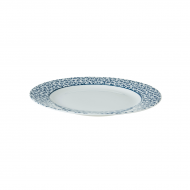Laura Ashley Πιάτο Ρηχό Πορσελάνης Floris,Blueprint 18εκ Laura Ashley Πιάτο Ρηχό Πορσελάνης Floris,Blueprint 18εκ