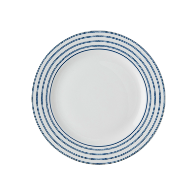 Laura Ashley Πιάτο Ρηχό Πορσελάνης Candy Stripe, Blueprint 18εκ Laura Ashley Πιάτο Ρηχό Πορσελάνης Candy Stripe, Blueprint 18εκ