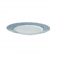 Laura Ashley Πιάτο Ρηχό Πορσελάνης Floris,Blueprint 23εκ Laura Ashley Πιάτο Ρηχό Πορσελάνης Floris,Blueprint 23εκ