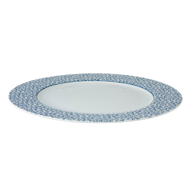 Laura Ashley Πιάτο Ρηχό Πορσελάνης Floris,Blueprint 26εκ  Laura Ashley Πιάτο Ρηχό Πορσελάνης Floris,Blueprint 26εκ