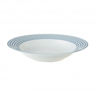 Laura Ashley Πιάτο Βαθύ Πορσελάνης Candy Stripe Blueprint,22εκ Laura Ashley Πιάτο Βαθύ Πορσελάνης Candy Stripe Blueprint,22εκ