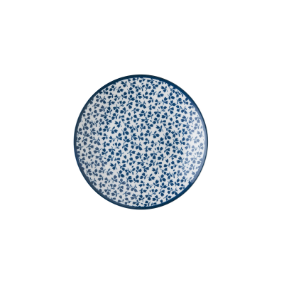 Laura Ashley Πιάτο Petit Four Πορσελάνης Floris Blueprint, 12εκ Laura Ashley Πιάτο Petit Four Πορσελάνης Floris Blueprint, 12εκ