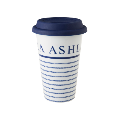 Laura Ashley Ποτήρι Ισοθερμικό Μεταφοράς Πορσελάνης Candy Stripe,Blueprint 37cl Laura Ashley Ποτήρι Ισοθερμικό Μεταφοράς Πορσελάνης Candy Stripe,Blueprint 37cl