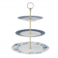 Laura Ashley Εταζέρα-Cake Stand Τριώροφη Πορσελάνης Blueprint Laura Ashley Εταζέρα-Cake Stand Τριώροφη Πορσελάνης Blueprint