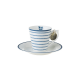 Laura Ashley Φλυτζάνι Espresso Πορσελάνης Candy Stripe,Blueprint 9cl