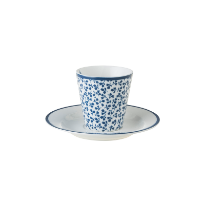 Laura Ashley Φλυτζάνι Espresso Πορσελάνης Floris,Blueprint 9cl Laura Ashley Φλυτζάνι Espresso Πορσελάνης Floris,Blueprint 9cl