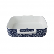 Laura Ashley Ταψί Πυρίμαχο Πορσελάνης Τετράγωνο Sweet Allysum,Blueprint 23x23εκ Laura Ashley Ταψί Πυρίμαχο Πορσελάνης Τετράγωνο Sweet Allysum,Blueprint 23x23εκ