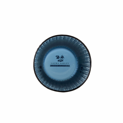 Laura Ashley Ποτήρι Γυάλινο Φυσητό Σετ 4τμχ Blue,Blueprint 14εκ  Laura Ashley Ποτήρι Γυάλινο Φυσητό Σετ 4τμχ Blue,Blueprint 14εκ