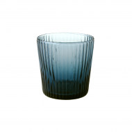 Laura Ashley Ποτήρι Γυάλινο Φυσητό Σετ 4τμχ Blue,Blueprint 9εκ  Laura Ashley Ποτήρι Γυάλινο Φυσητό Σετ 4τμχ Blue,Blueprint 9εκ