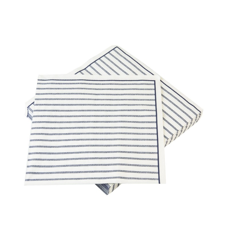 Laura Ashley Χαρτοπετσέτες Candy Stripe,Blueprint 33x33εκ