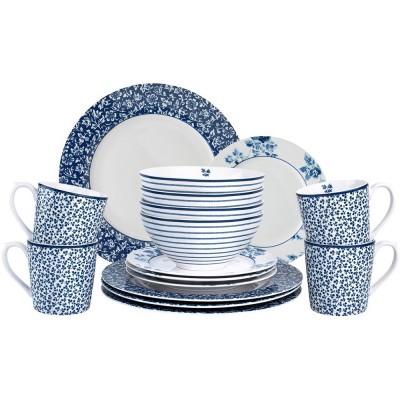 Laura Ashley Σετ Φαγητού Πορσελάνης 16τμχ,Blueprint Laura Ashley Σετ Φαγητού Πορσελάνης 16τμχ,Blueprint