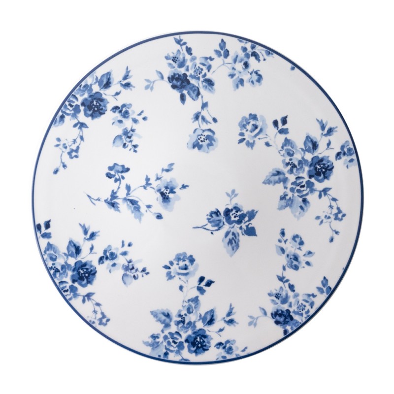 Laura Ashley Πιατέλα Τούρτας με Πόδι Πορσελάνης 30εκ Cake Stand China Rose Blueprint