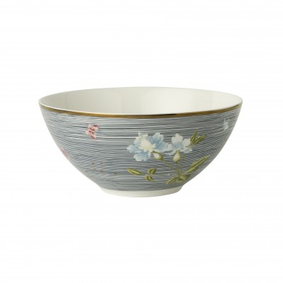 Laura Ashley Μπολ Πορσελάνης Midnigth Pistripe Uni,Heritage 16εκ 