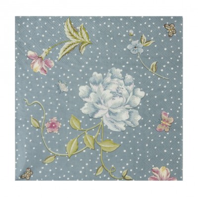 Laura Ashley Χαρτοπετσέτες Seaspray Uni,Heritage 33x33εκ Laura Ashley Χαρτοπετσέτες Seaspray Uni,Heritage 33x33εκ