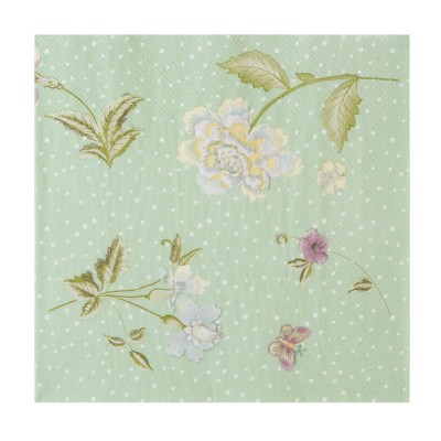 Laura Ashley Χαρτοπετσέτες Mint Uni,Heritage 33x33εκ Laura Ashley Χαρτοπετσέτες Mint Uni,Heritage 33x33εκ