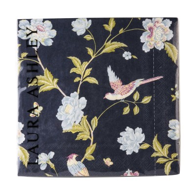 Laura Ashley Χαρτοπετσέτες Elveden Midnight ,Heritage 33x33εκ Laura Ashley Χαρτοπετσέτες Elveden Midnight ,Heritage 33x33εκ