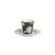 Laura Ashley Φλυτζανάκι με Πιατάκι για Espresso Πορσελάνης Midnight Uni,Heritage 9cl 