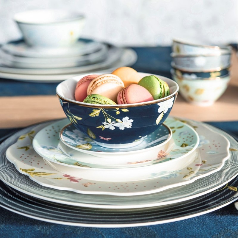 Laura Ashley Πιάτο Ρηχό Πορσελάνης Cobblestone Pinstripe,Heritage,26εκ Laura Ashley Πιάτο Ρηχό Πορσελάνης Cobblestone Pinstripe,Heritage,26εκ