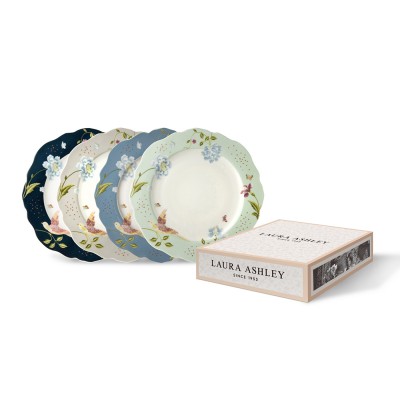 Laura Ashley Πιάτο Ρηχό Πορσελάνης Σετ 4τμχ Heritage, 23εκ Laura Ashley Πιάτο Ρηχό Πορσελάνης Σετ 4τμχ Heritage, 23εκ