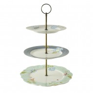 Laura Ashley Εταζέρα-Cake Stand Τριώροφη Πορσελάνης Heritage Laura Ashley Εταζέρα-Cake Stand Τριώροφη Πορσελάνης Heritage