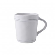 Laura Ashley Κούπα Ανάγλυφη Λευκή Stoneware 35cl Artisan Laura Ashley Κούπα Ανάγλυφη Λευκή Stoneware 35cl Artisan