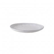 Laura Ashley Πιάτο Ανάγλυφο Λευκό Stoneware Artisan 20εκ  Laura Ashley Πιάτο Ανάγλυφο Λευκό Stoneware Artisan 20εκ