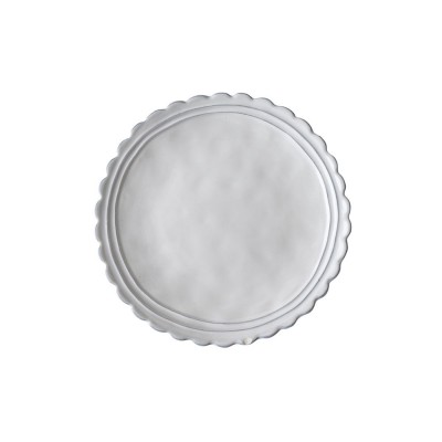 Laura Ashley Πιάτο Ανάγλυφο Λευκό Stoneware Artisan 20εκ Laura Ashley Πιάτο Ανάγλυφο Λευκό Stoneware Artisan 20εκ