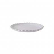 Laura Ashley Πιάτο Ανάγλυφο Λευκό Stoneware Artisan 20εκ Laura Ashley Πιάτο Ανάγλυφο Λευκό Stoneware Artisan 20εκ