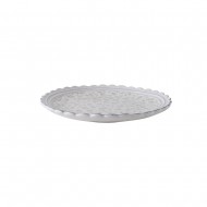 Laura Ashley Πιάτο Ανάγλυφο Λευκό Με Λουλούδι Γκρι Stoneware Artisan 20εκ Laura Ashley Πιάτο Ανάγλυφο Λευκό Με Λουλούδι Γκρι Stoneware Artisan 20εκ