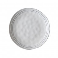 Laura Ashley Πιάτο Ανάγλυφο Λευκό Stoneware Artisan 23εκ Laura Ashley Πιάτο Ανάγλυφο Λευκό Stoneware Artisan 23εκ