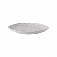Laura Ashley Πιάτο Με Λουλούδι Γκρι Stoneware Artisan 23εκ  Laura Ashley Πιάτο Με Λουλούδι Γκρι Stoneware Artisan 23εκ