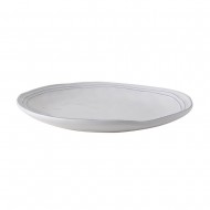 Laura Ashley Πιάτο Ανάγλυφο Λευκό Stoneware Artisan  26εκ Laura Ashley Πιάτο Ανάγλυφο Λευκό Stoneware Artisan  26εκ