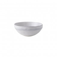 Laura Ashley Μπολ Ανάγλυφο Λευκό Stoneware Artisan 13εκ  Laura Ashley Μπολ Ανάγλυφο Λευκό Stoneware Artisan 13εκ