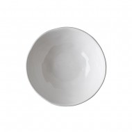 Laura Ashley Μπολ Ανάγλυφο Λευκό Stoneware Artisan 16εκ  Laura Ashley Μπολ Ανάγλυφο Λευκό Stoneware Artisan 16εκ
