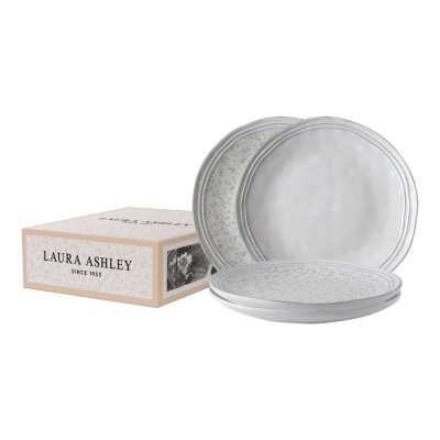 Laura Ashley Σετ 4τμχ Πιάτα 20εκ Stoneware ,Artisan