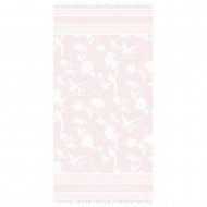 Laura Ashley Πετσέτα Θαλάσσης & Hammam Heritage Collectables Ροζ 90x180εκ Laura Ashley Πετσέτα Θαλάσσης & Hammam Heritage Collectables Ροζ 90x180εκ