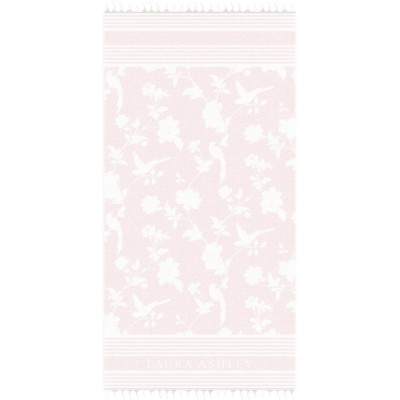 Laura Ashley Πετσέτα Θαλάσσης & Hammam Heritage Collectables Ροζ 90x180εκ