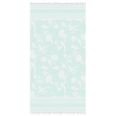 Laura Ashley Πετσέτα Θαλάσσης & Hammam Πράσινη 90x180εκ