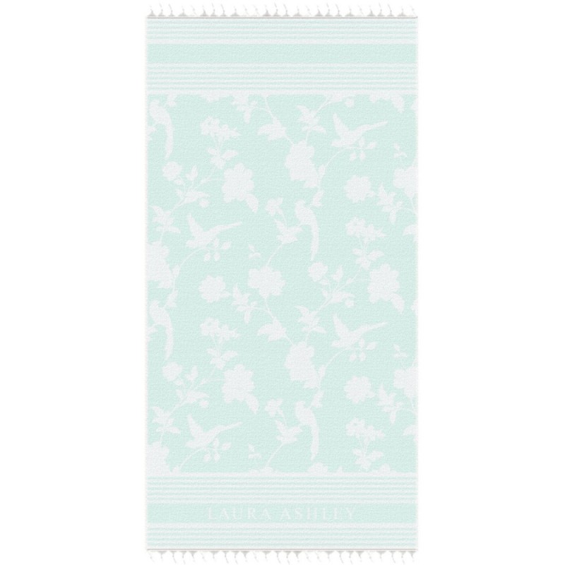 Laura Ashley Πετσέτα Θαλάσσης & Hammam Πράσινη 90x180εκ