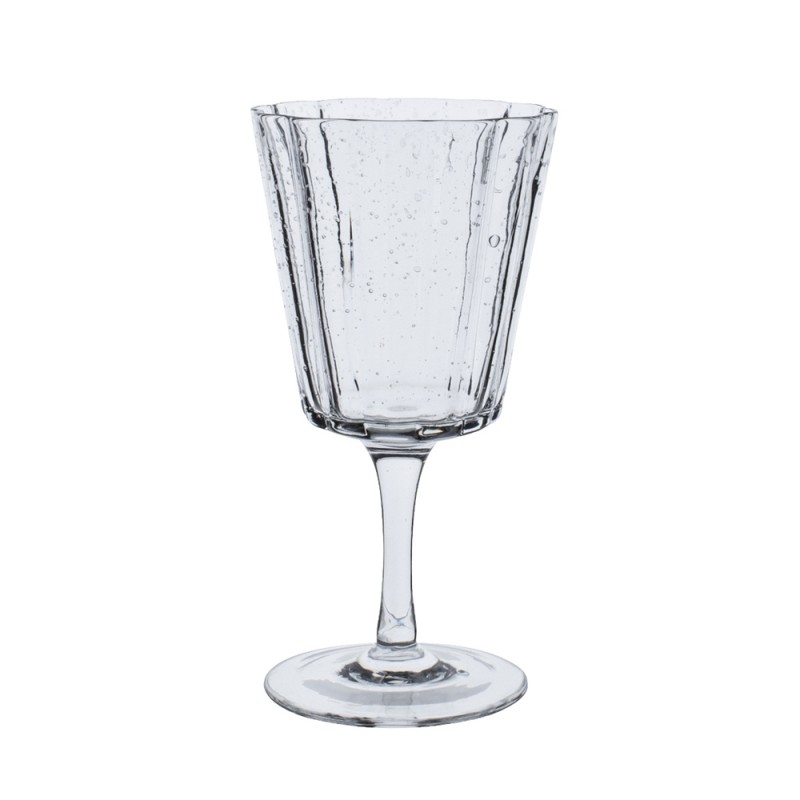 Laura Ashley Ποτήρι Κρασιού Γυάλινο Φυσητό Σετ 4τμχ Glass 27cl